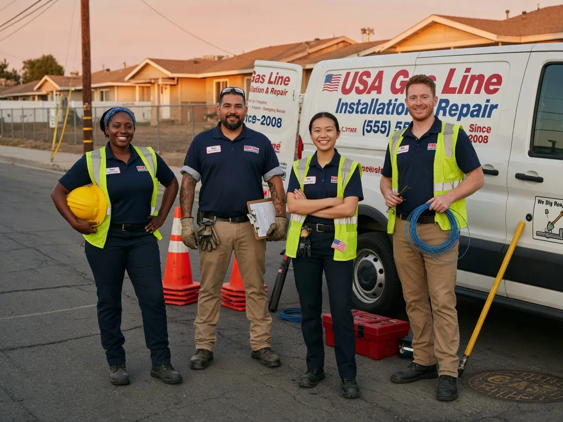 Gas Line Installation company in Waltonville, IL